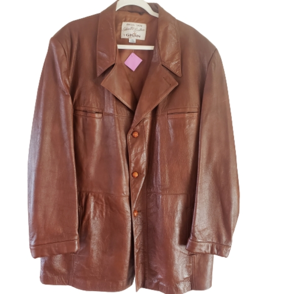 Cabretta leather by Grais Men's coat - Picture 1 of 5